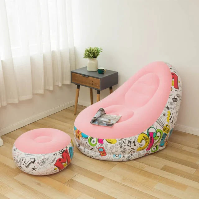 Portable Inflatable Air Sofa – Lightweight Travel & Outdoor Lounge